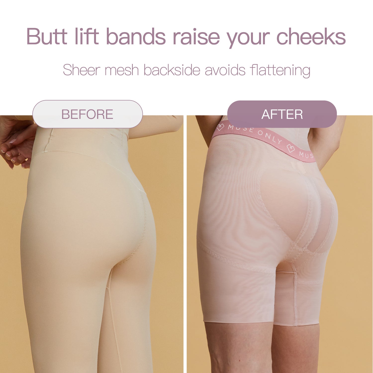 Buy Undetectable Padded Butt Lifter Shaper Short - Order Shapwear