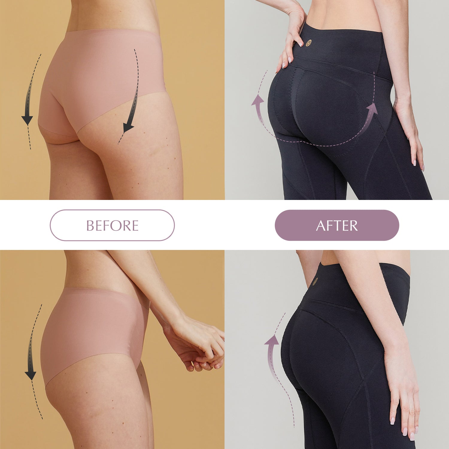 These trousers offer an instant butt lift and customers are