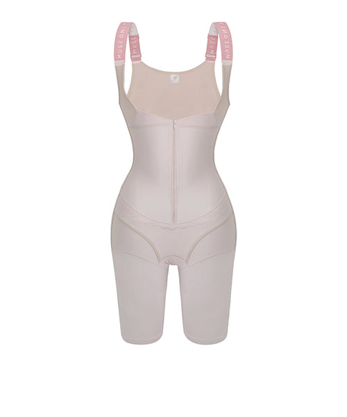 MuseOnly OnCore Open-Bust Mid-Thigh Bodysuit Sculpting Body